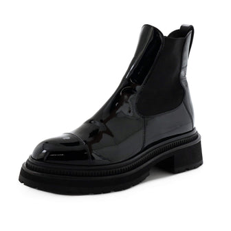 Chanel Women's CC Cap Toe Chelsea Boots Patent