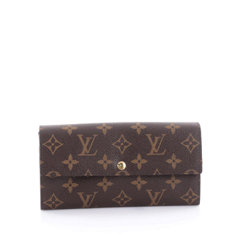 Louis Vuitton Sarah Wallet Monogram Canvas Brown 2237401