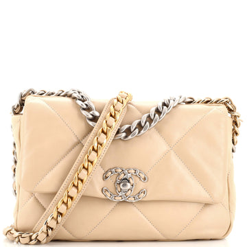 Chanel 19 Flap Bag Quilted Leather Medium
