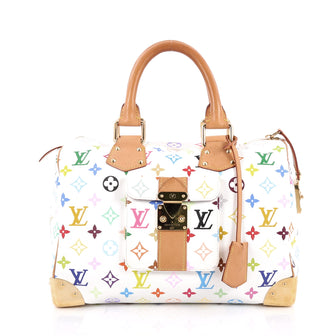 Louis Vuitton Speedy Handbag Monogram Multicolor 30 2237901