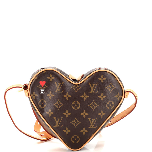 LV Game on Coeur Heart Monogram Canvas Bag
