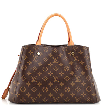 Louis Vuitton Montaigne Handbag Monogram Canvas MM