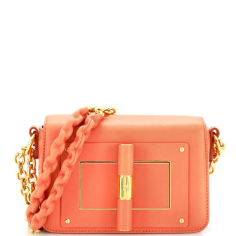 Tom Ford Natalia Chain Shoulder Bag Leather Small