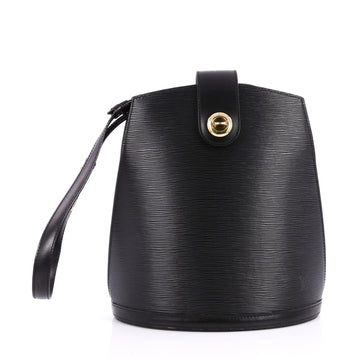 Louis Vuitton Cluny Shoulder Bag Epi Leather Black 2238701