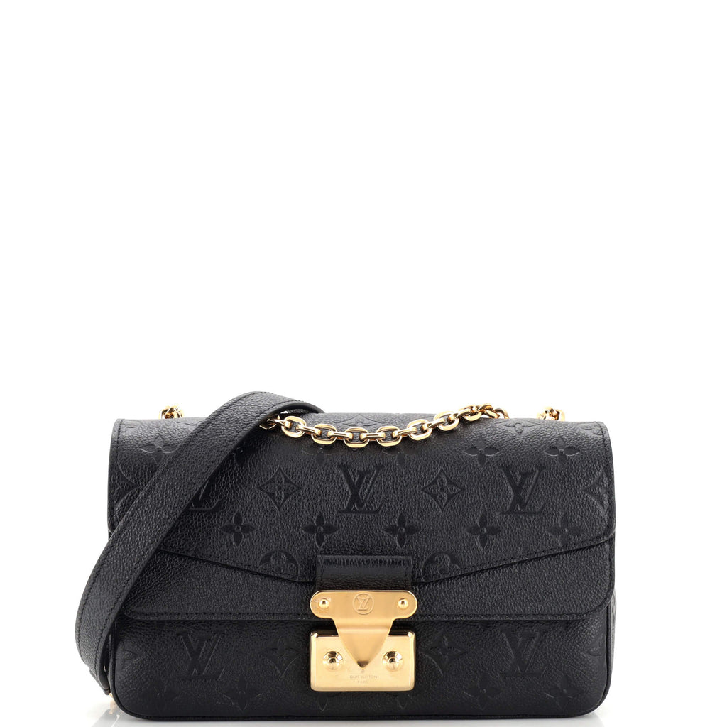 Louis Vuitton Marceau Handbag Monogram Empreinte Leather Black 2238831