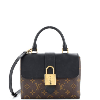 Louis Vuitton Locky Handbag Monogram Canvas with Leather BB