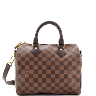 Louis Vuitton Speedy Bandouliere Bag Damier 25
