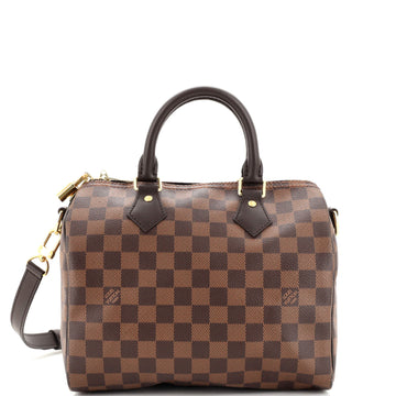 Louis Vuitton Speedy Bandouliere Bag Damier 25