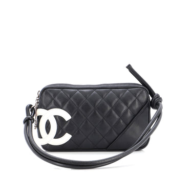 Chanel Cambon Pochette Quilted Leather