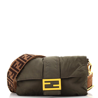 Fendi Baguette Convertible Belt Bag Nylon Medium