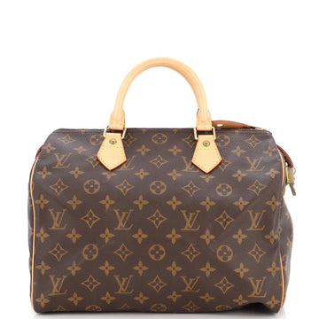 Louis Vuitton Speedy Handbag Monogram Canvas 30