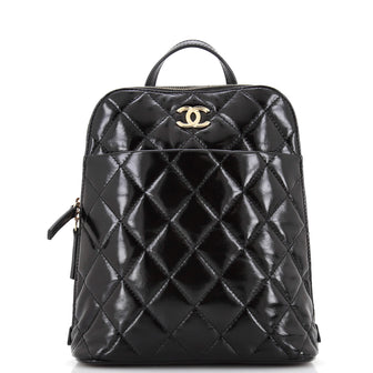 Chanel My Pocket Backpack Quilted Shiny Calfskin