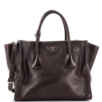 Prada Twin Pocket Tote City Calfskin Medium