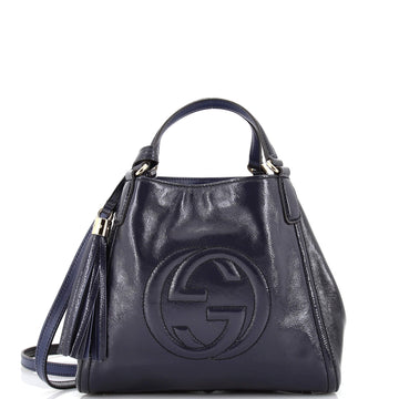 Gucci Soho Convertible Shoulder Bag Patent Small
