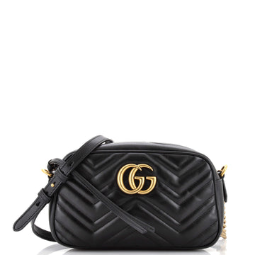 Gucci GG Marmont Shoulder Bag Matelasse Leather Small