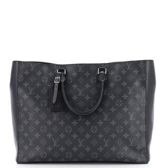 Louis Vuitton, Bags, Louis Vuitton Monogram Eclipse And Leather Grand Sac