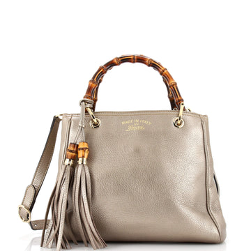 Gucci Bamboo Shopper Tote Leather Small