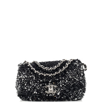 Chanel CC Chain Flap Bag Sequins Mini