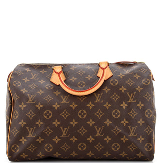 Louis Vuitton Speedy Handbag Monogram Canvas 35