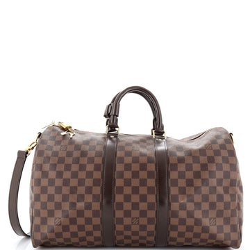 Louis Vuitton Keepall Bandouliere Bag Damier 45