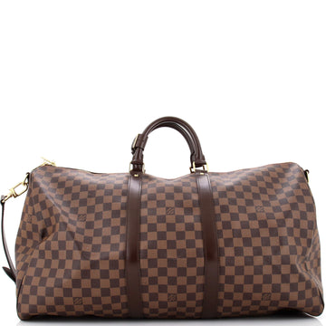 Louis Vuitton Keepall Bandouliere Bag Damier 55