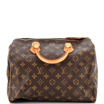 Louis Vuitton Speedy Handbag Monogram Canvas 30