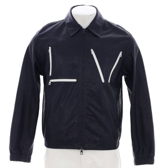 Louis Vuitton Long Leather Coach Jacket