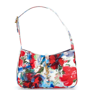 Saint Laurent Le 5 a 7 Hobo Floral Printed Leather Small