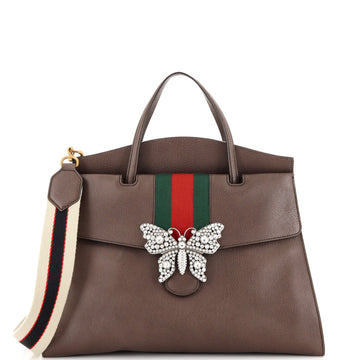 Gucci Totem Top Handle Bag Leather Large