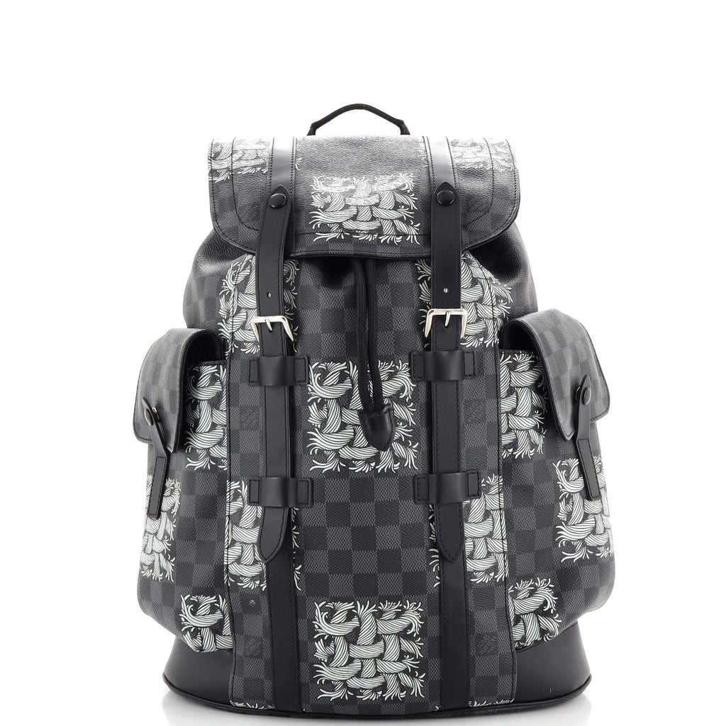 Christopher Backpack Limited Edition Nemeth Damier Graphite PM at 1stDibs