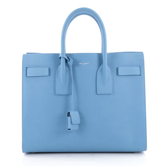 Saint Laurent Sac de Jour NM Leather Small Blue 2240001