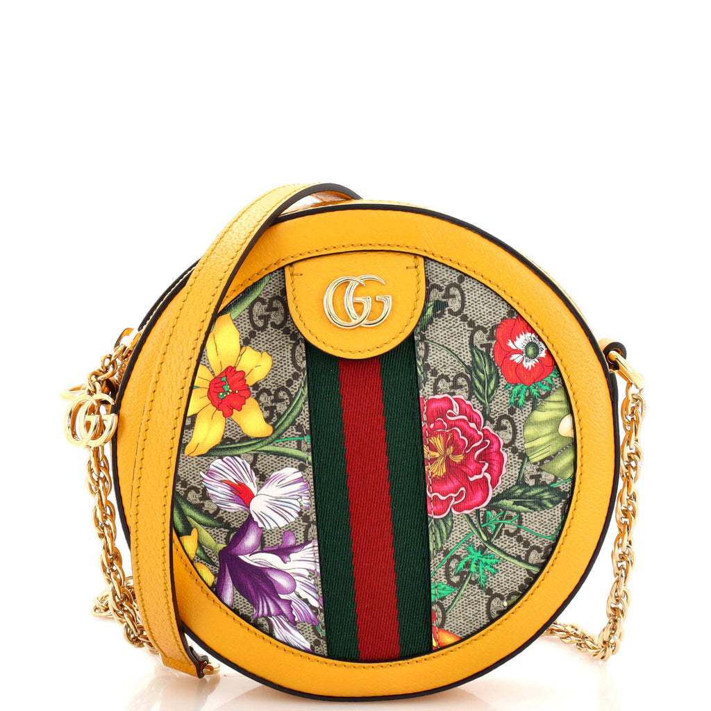 Gucci Small Ophidia Gg Shoulder Bag - Neutrals