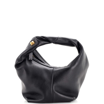 Valentino Garavani Roman Stud Hobo Leather Small