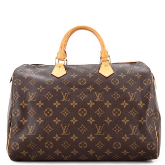 Louis Vuitton Speedy Handbag Monogram Canvas 35
