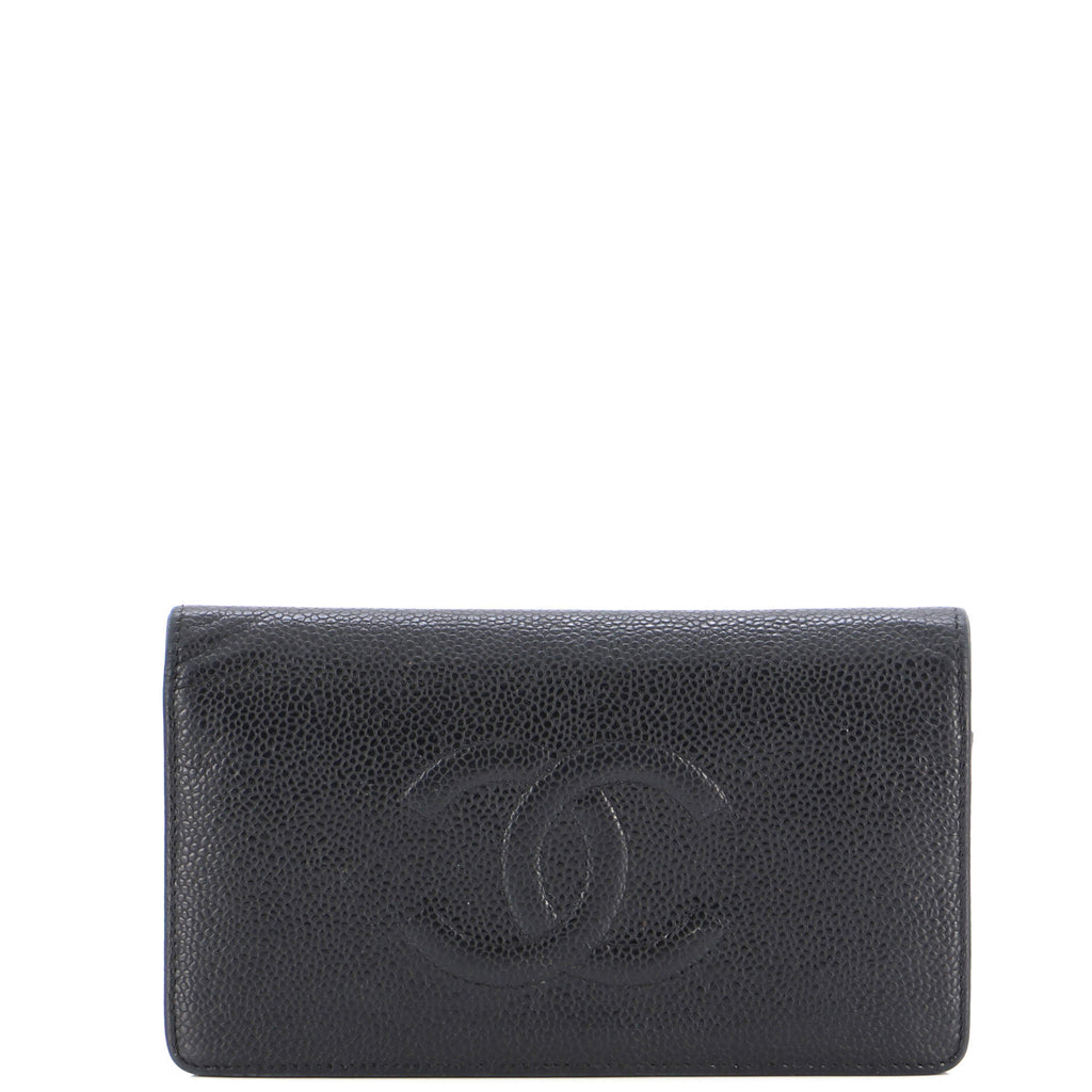 Chanel Timeless L-Yen Wallet Caviar Long Black 2240331