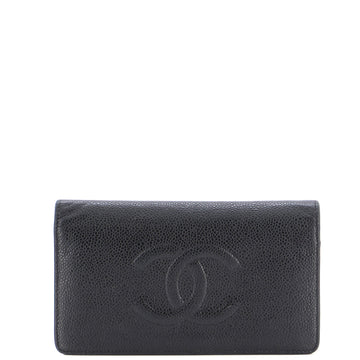 Chanel Timeless L-Yen Wallet Caviar Long