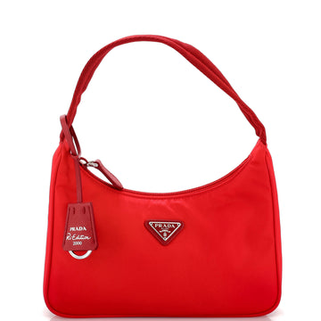 Prada Re-Edition 2000 Hobo Tessuto Mini