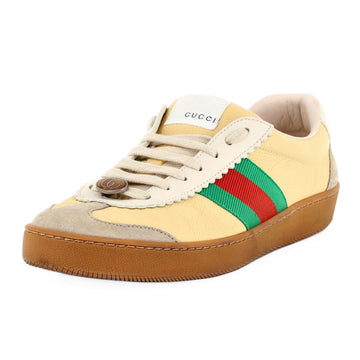 Gucci G74 Web Sneakers Leather