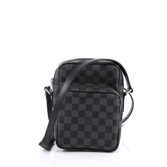 Louis Vuitton Damier Graphite Rem Crossbody Messenger  Bag