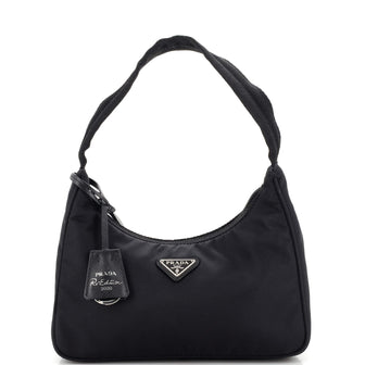 Prada Re-Edition 2000 Hobo Tessuto Mini