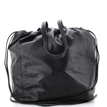 Celine Coulisse Shoulder Bag Leather Large