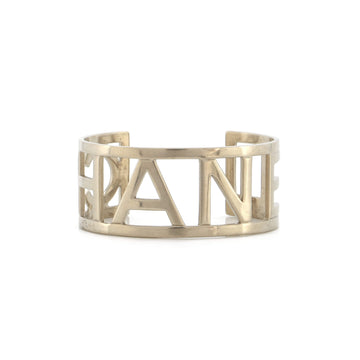 Chanel Logo Cuff Bracelet Metal