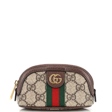 Gucci Ophidia Key Pouch GG Coated Canvas
