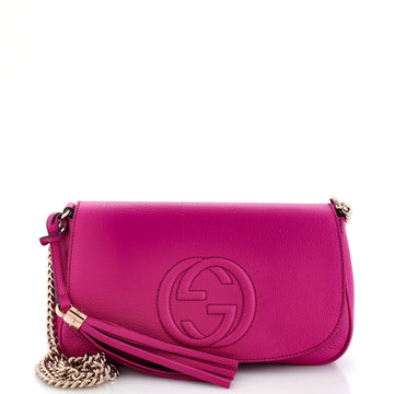 Gucci Soho Chain Crossbody Bag Leather Medium
