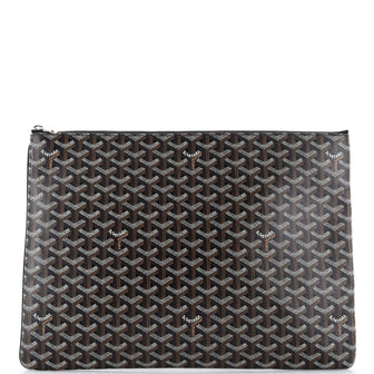 Goyard Senat Zip Pouch Coated Canvas GM