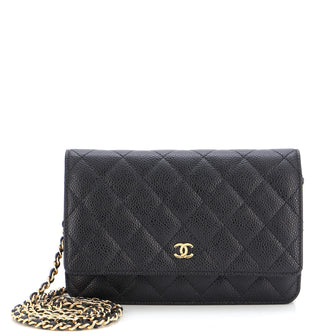 Chanel Wallet on Chain Quilted Caviar
