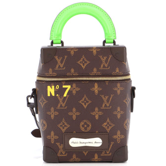 Louis Vuitton Vertical Box Trunk Bag No.7 Trunk L'Oeil Vintage Monogram Canvas