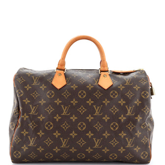 Louis Vuitton Speedy Handbag Monogram Canvas 35