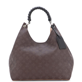 Louis Vuitton Carmel Hobo Mahina Leather Brown 2242852