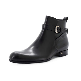 Louis Vuitton Men's Borough Ankle Boots Leather Black